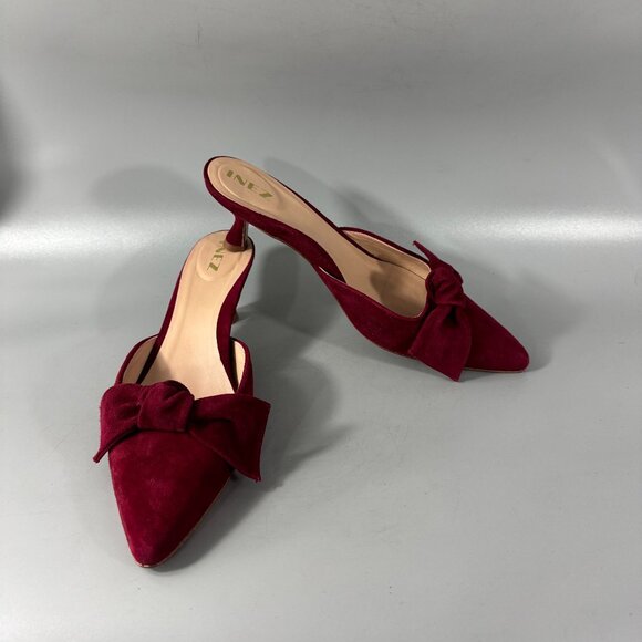 New Inez Vivi Pinot Suede in Red, Size 8 1/2 - Picture 2 of 16